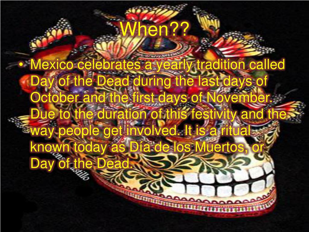 presentation on the day of the dead