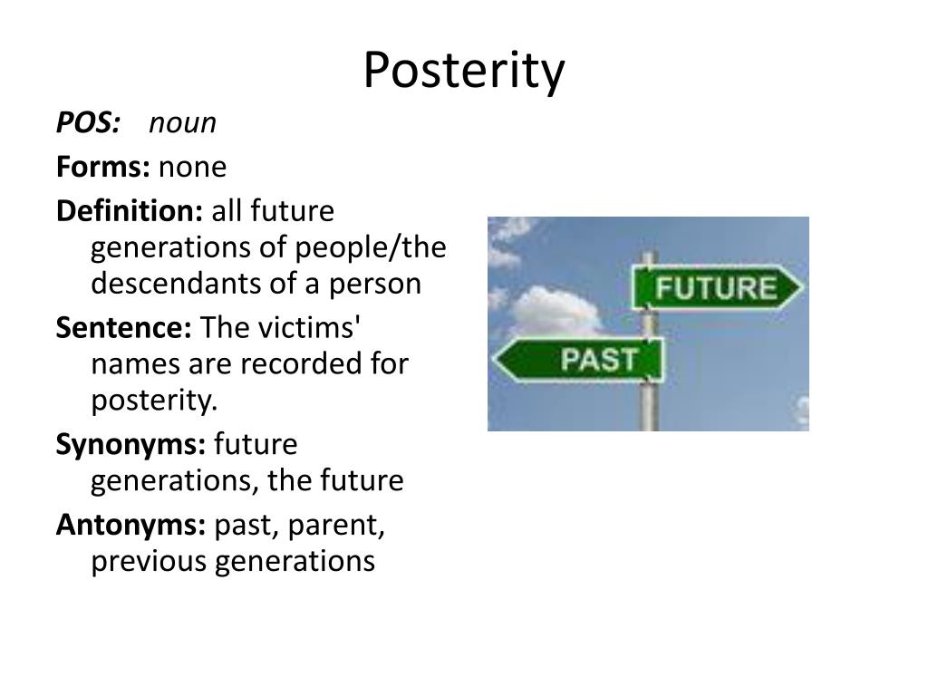 PPT - Posterity PowerPoint Presentation, free download - ID:1915164