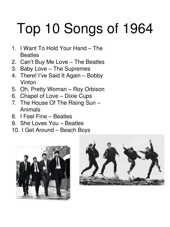 PPT Top 10 Songs Of 1964 PowerPoint Presentation Free Download ID ppt-top-10-songs-of-1964-powerpoint-presentation-free-download-id