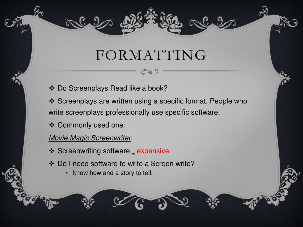 movie magic screenwriting software movie magic screenwriting software
