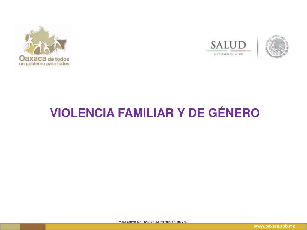 PPT - Violencia familiar y de gÉnero PowerPoint Presentation, free ...