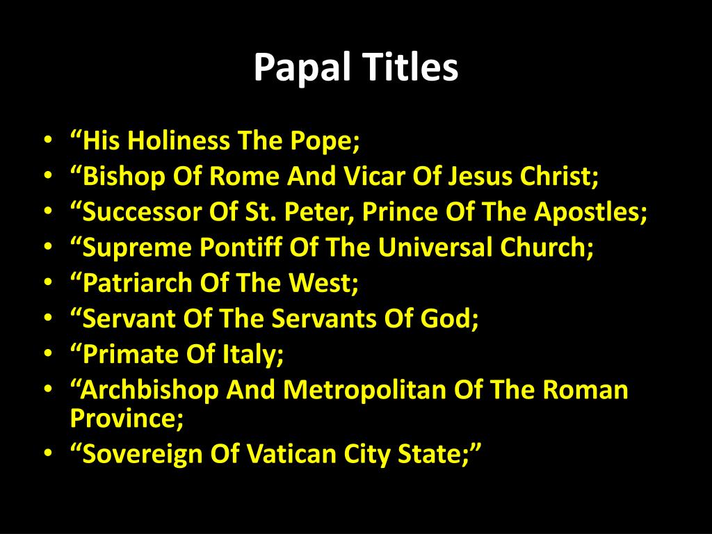 PPT - THE NEW POPE IN ROME PowerPoint Presentation, free download -  ID:1916418