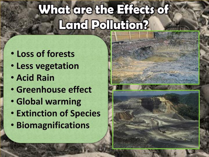 presentation on land pollution