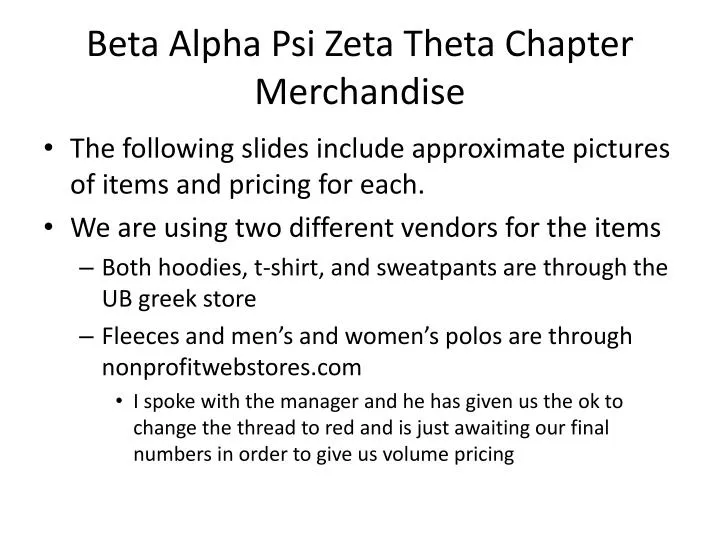 beta alpha psi zeta theta chapter merchandise n.