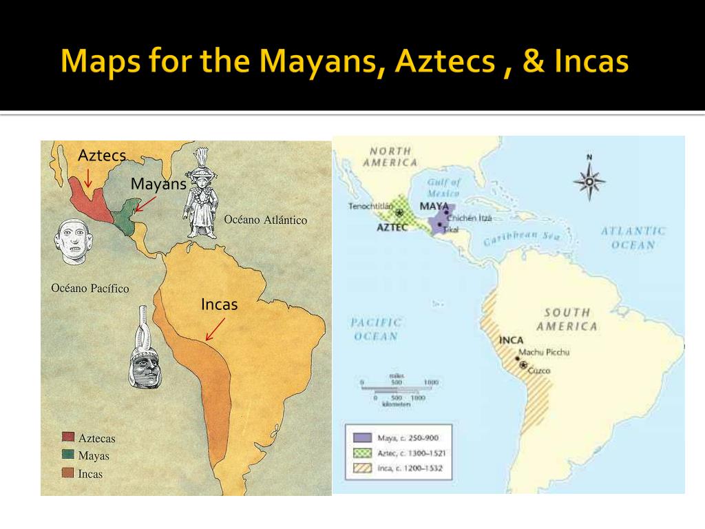 Mapa Incas Maias E Astecas - MODISEDU