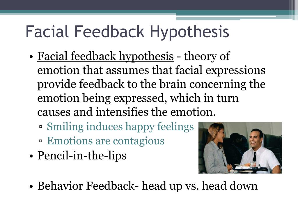 facial feedback hypothesis simple definition