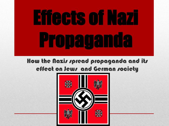 effects of propaganda