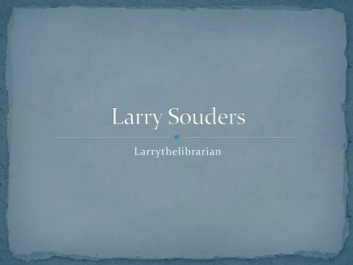 larry souders n.