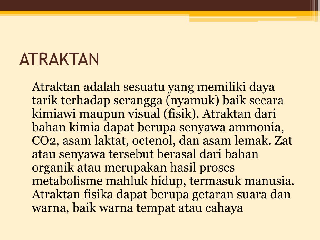 PPT - UJI POTENSI LARUTAN GULA RAGI SEBAGAI ATRAKTAN NYAMUK AEDES SP ...