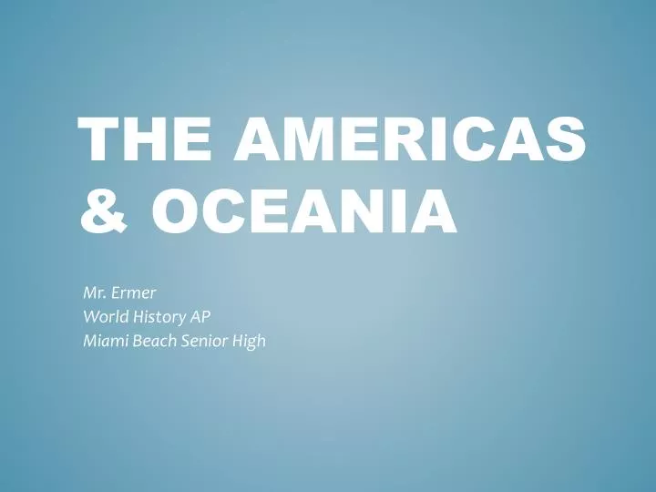 questions on the americas and oceania questions on the americas and oceania