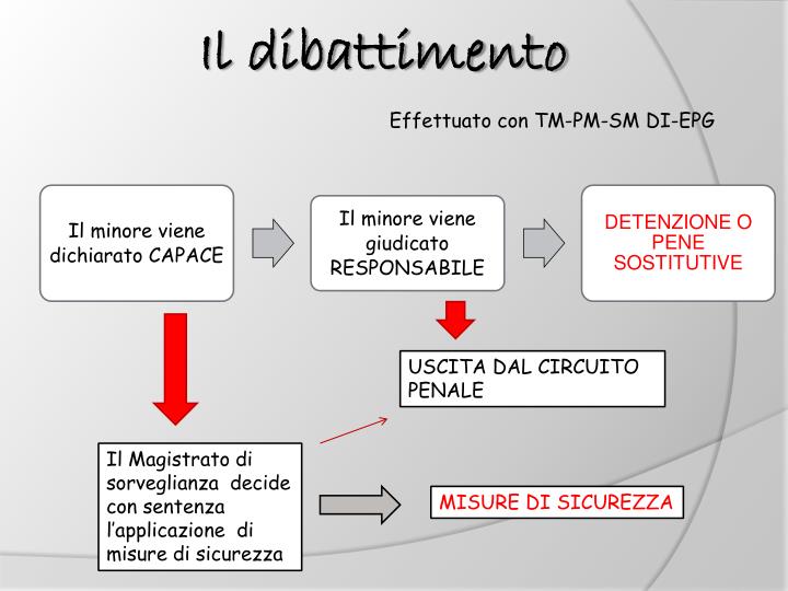 PPT - Diagramma del percorso penale minorile PowerPoint Presentation