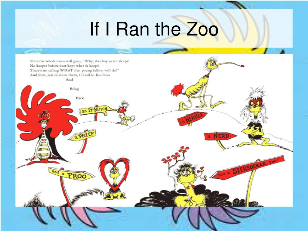 seuss if i ran the zoo
