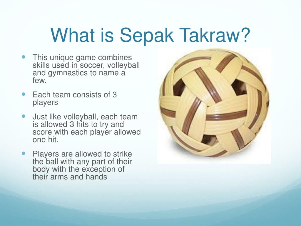 What Is Sepak Takraw L 