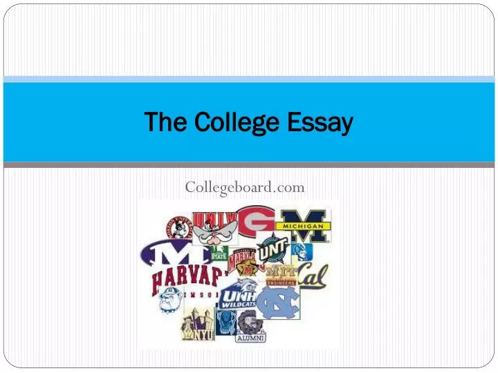 College essay presentation
