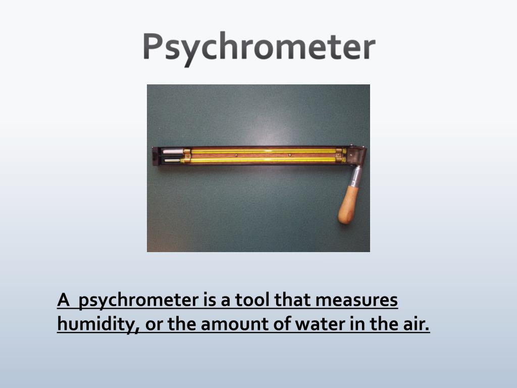 what tool measures humidity
