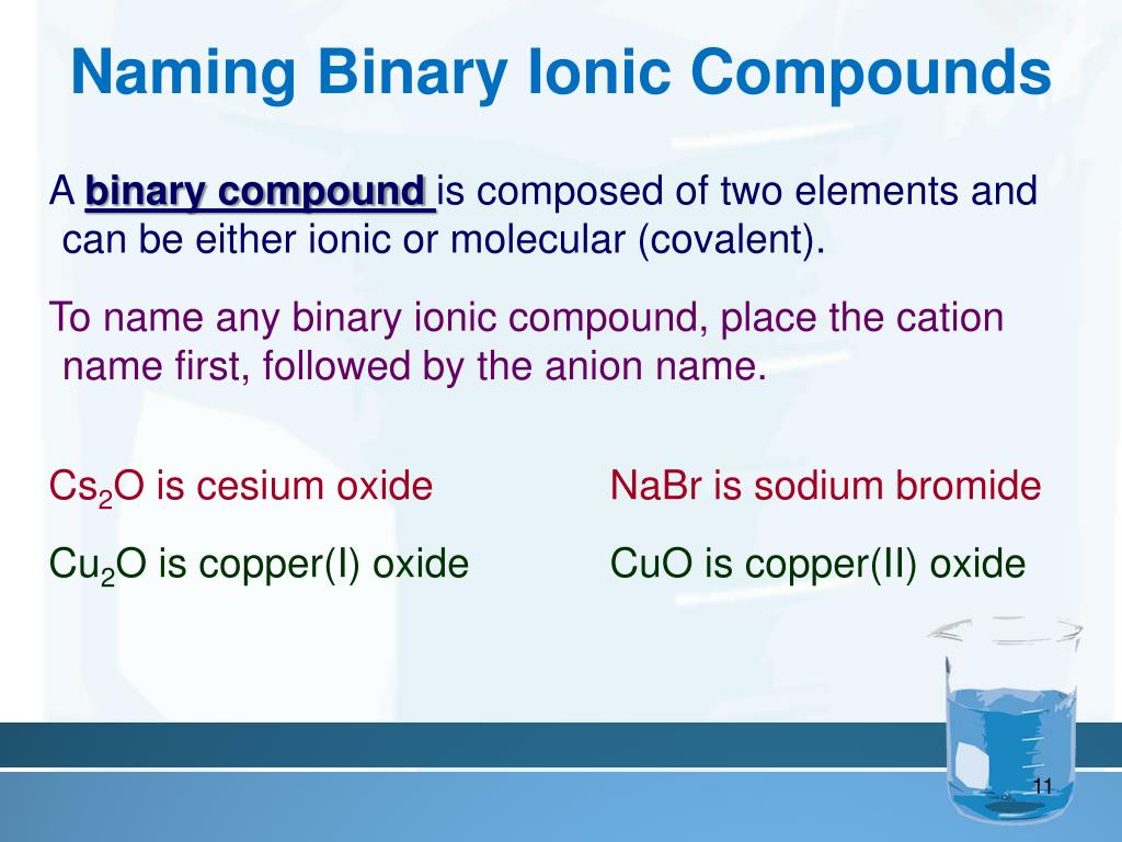 PPT - Chapter 9 Chemical Names and Formulas Section 9.1 Naming Ions ...