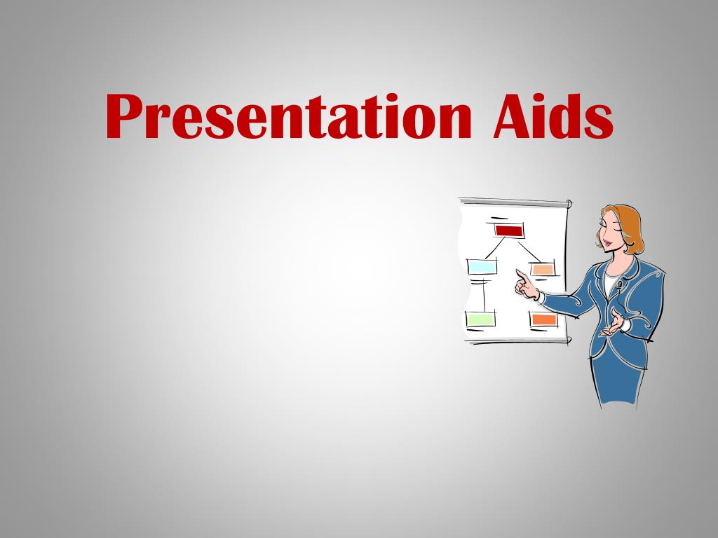 the purpose of a presentation aid is to