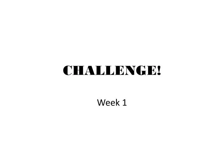 challenge n.