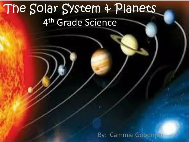 Ppt The Solar System Planets 4 Th Grade Science
