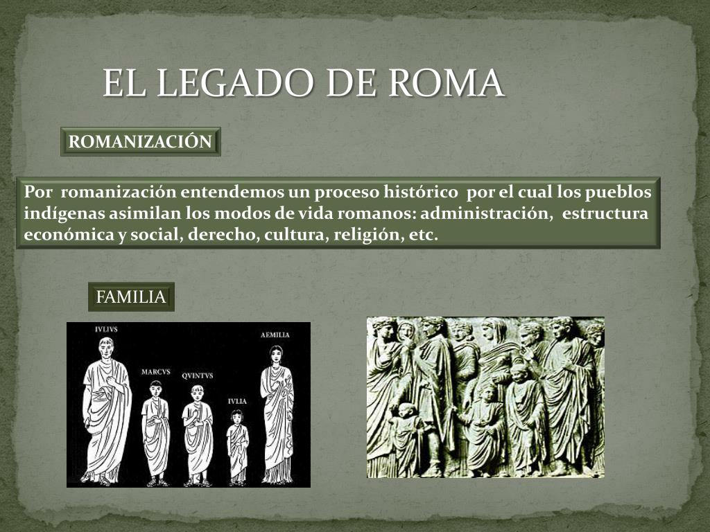 PPT EL LEGADO DE ROMA PowerPoint Presentation, free