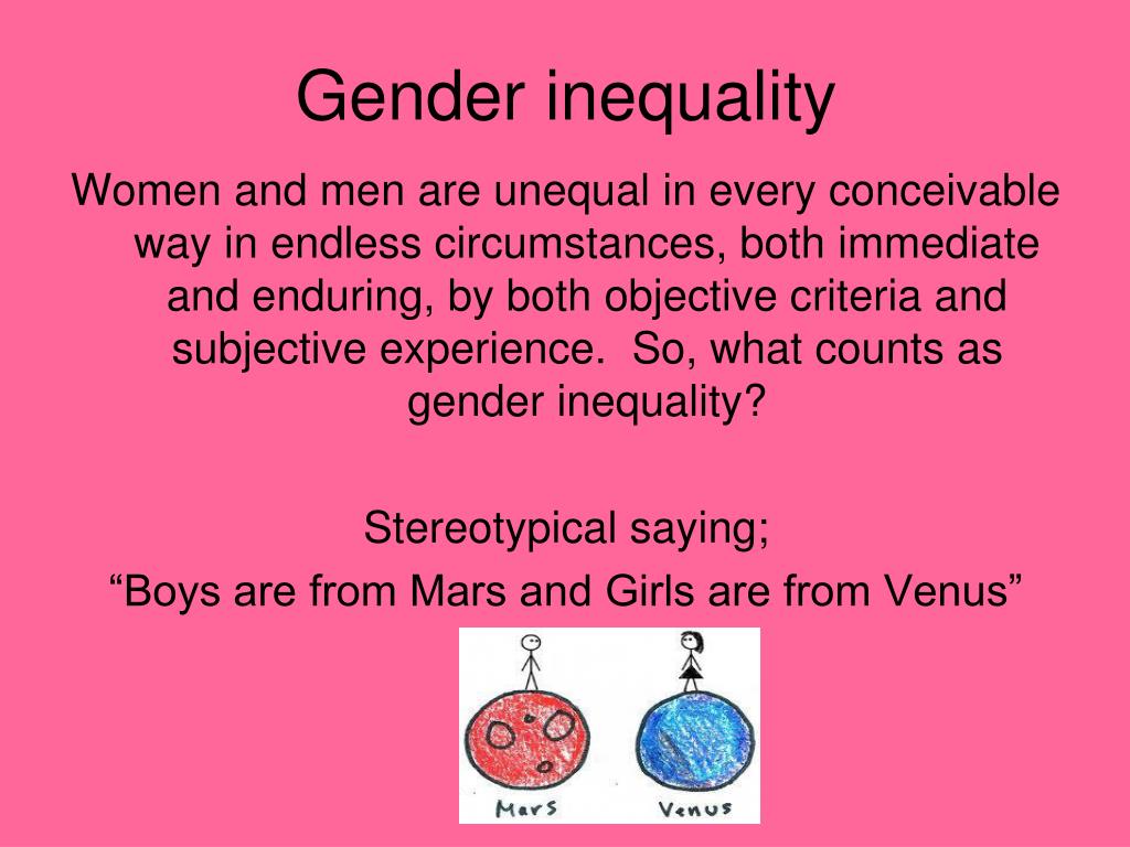 gender inequality in education powerpoint presentation