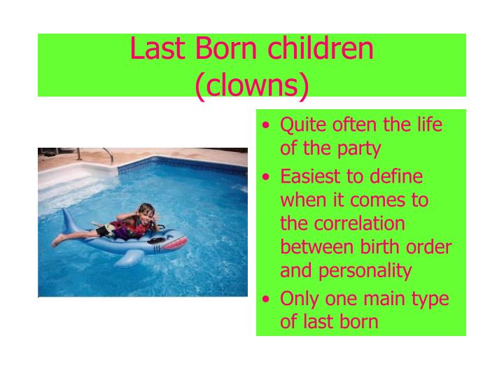 the correlations between birth order and personality the correlations between birth order and personality