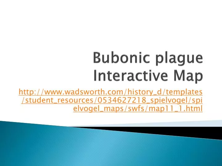bubonic plague interactive map n.