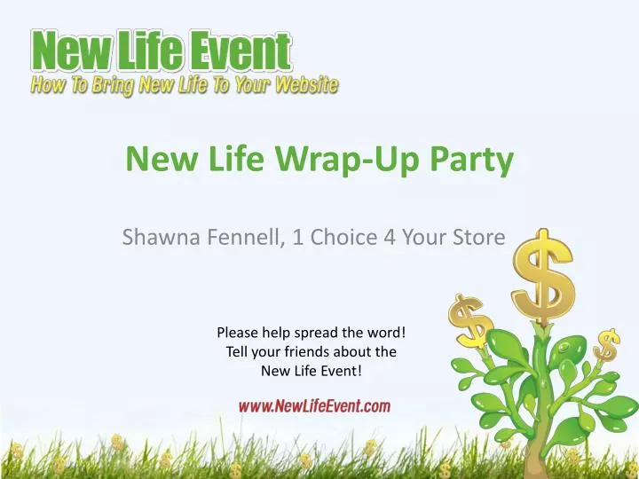 PPT New Life WrapUp Party PowerPoint Presentation, free download ID1925102