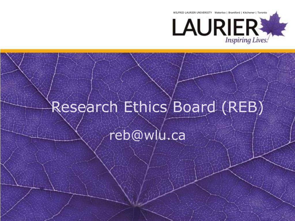 research ethics board in canada