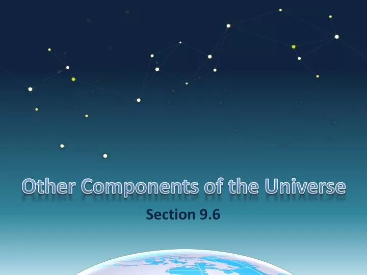 other components of the universe n.