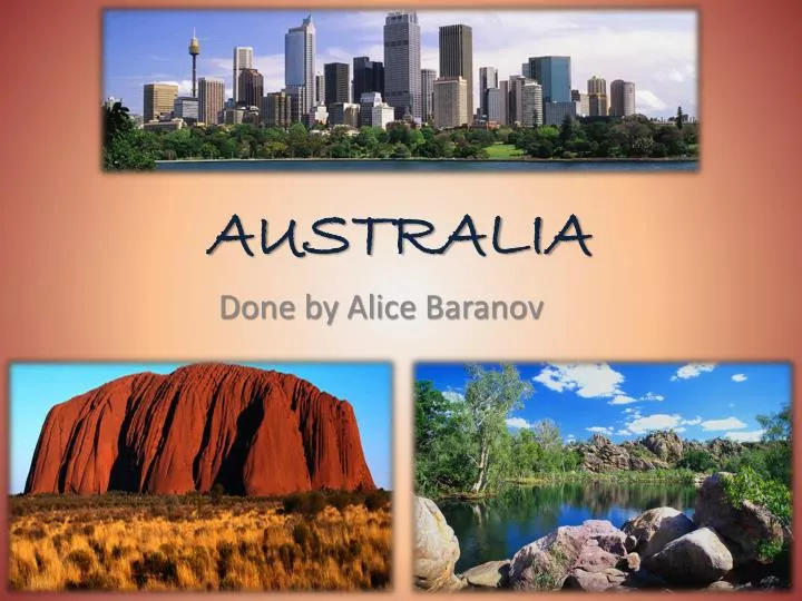 presentation for australia