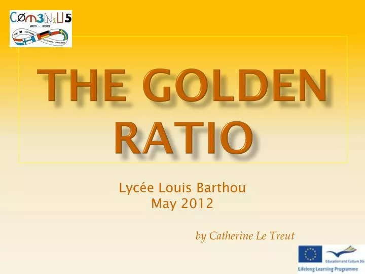 the golden ratio n.