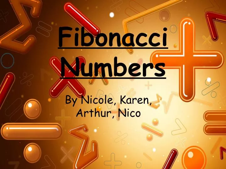 PPT - Fibonacci Numbers PowerPoint Presentation, free download - ID:1927103