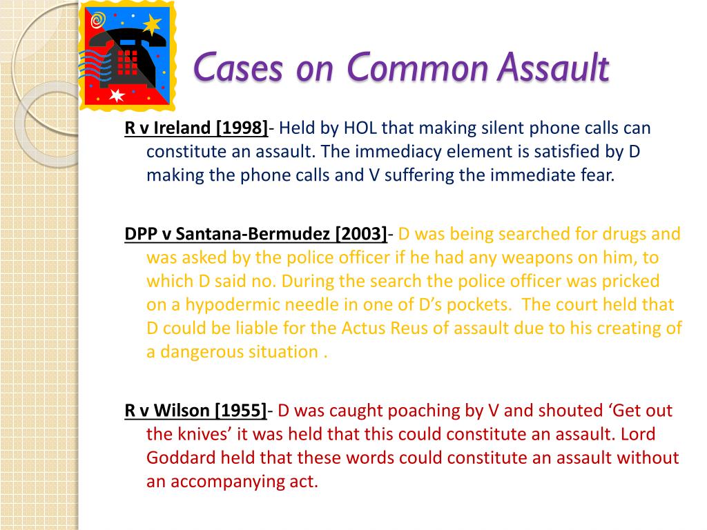 common assault case study uk