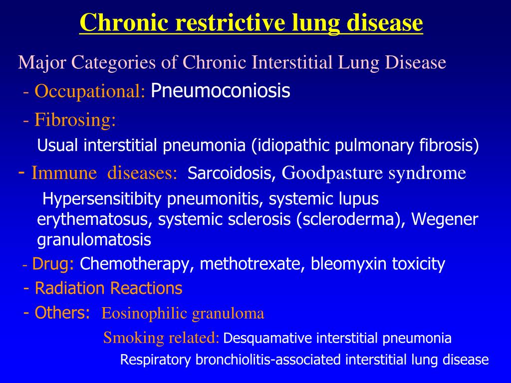 PPT - Restrictive lung diseases PowerPoint Presentation, free download