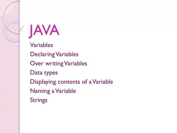 PPT - JAVA PowerPoint Presentation, free download - ID:1928899