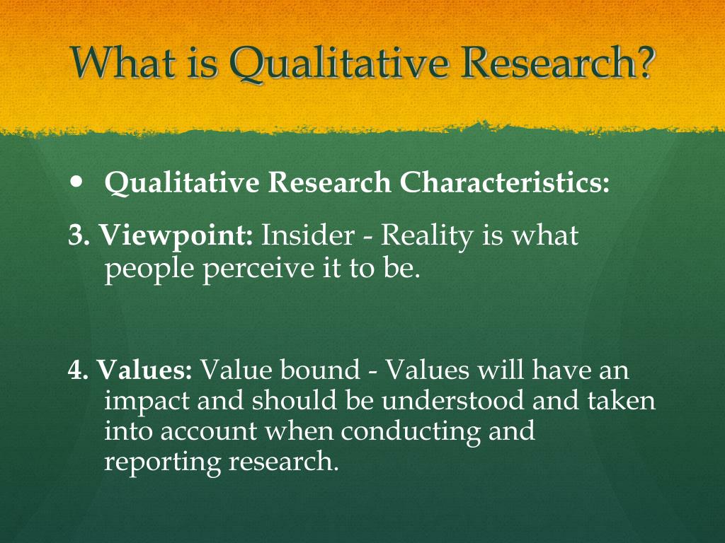 qualitative research is important
