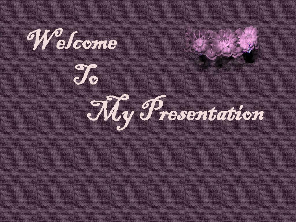 my presentation