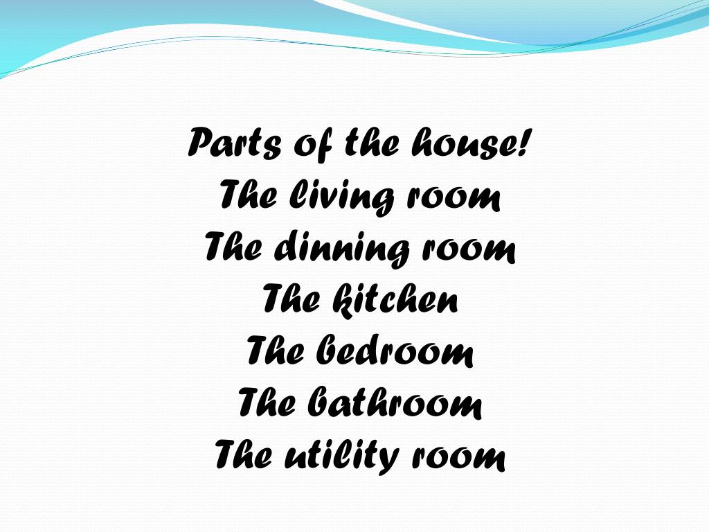 PPT - Parts of the House Part Alumna's: Perla Patricia Carrillo ...