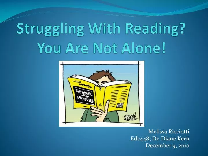 struggling with reading you are not alone n.