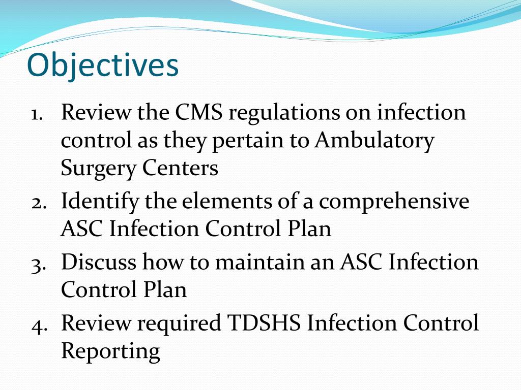 PPT - Infection Control Standards and Reporting for Texas Ambulatory ...