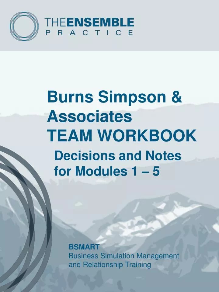 burns simpson associates team workbook n.