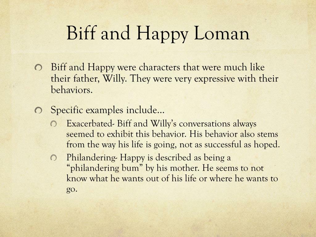 biff loman characteristics