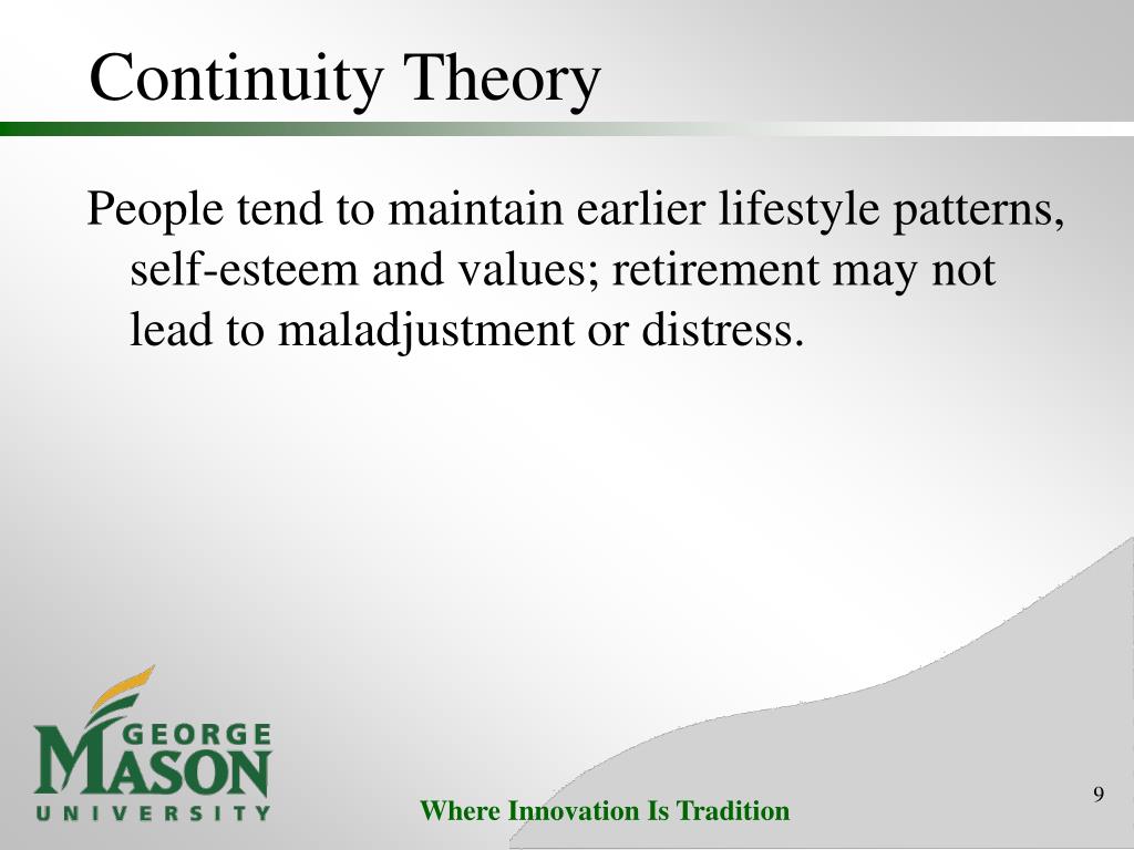 Continuity Theory Example PPT - Who Needs You? Incorporating Family and Friend Caregiving into ...