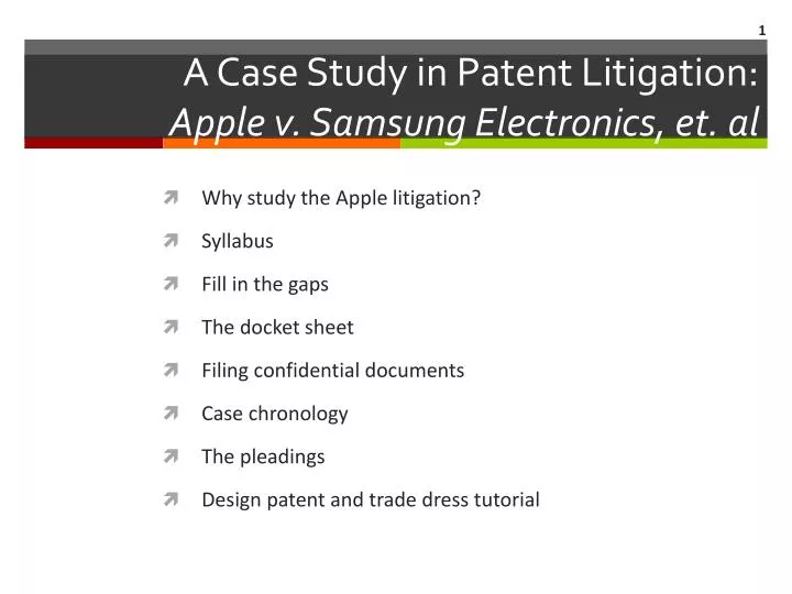 apple vs samsung patent case study