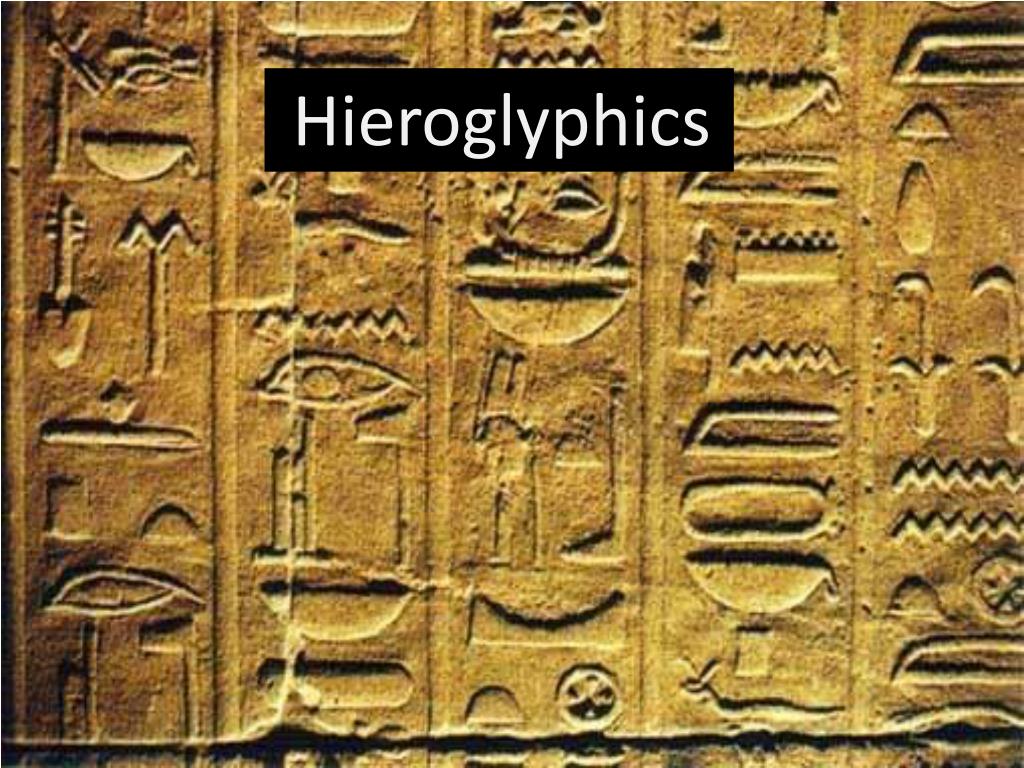 Ppt Hieroglyphics Powerpoint Presentation Free Download Id1933239