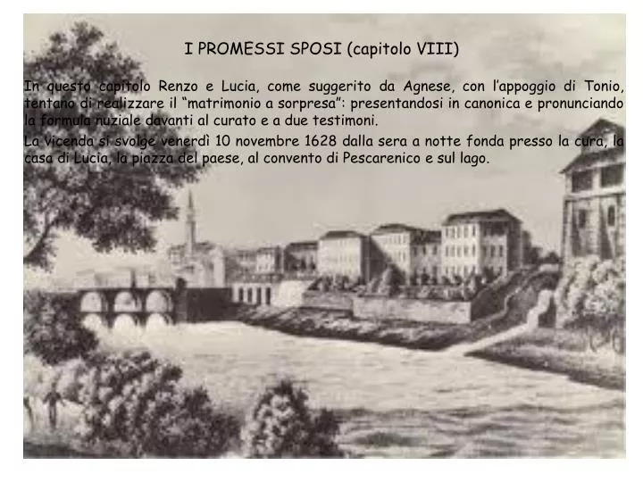 PPT - I PROMESSI SPOSI (capitolo VIII) PowerPoint Presentation, free