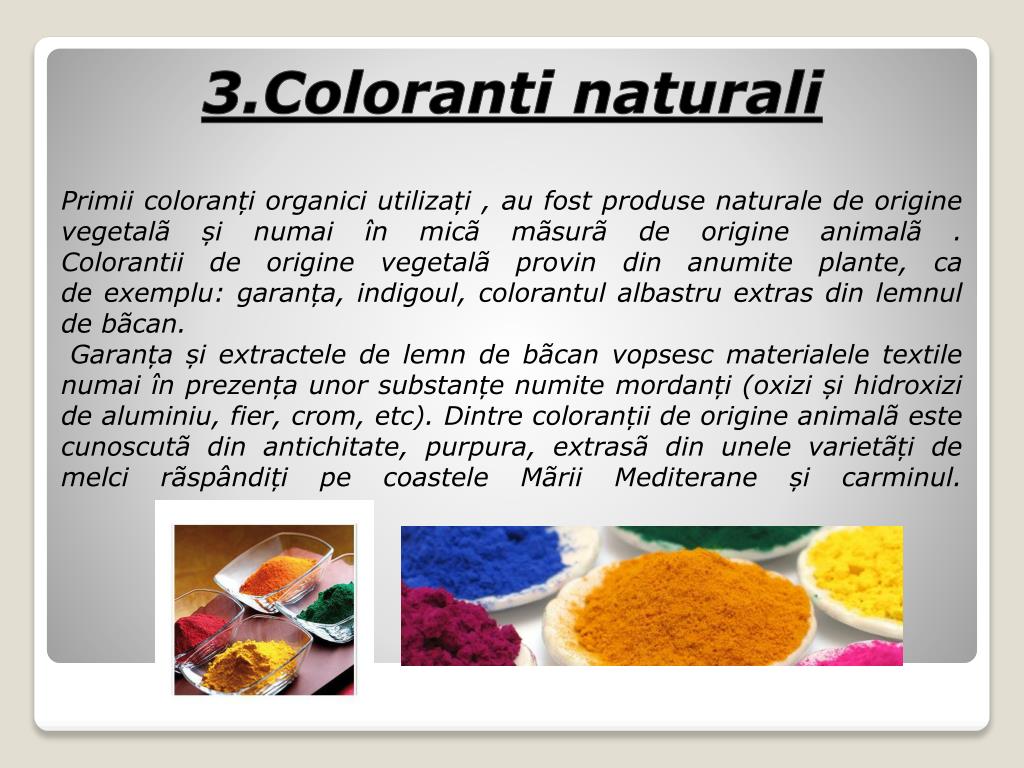 PPT - Coloranți naturali PowerPoint Presentation, free download - ID:1933451