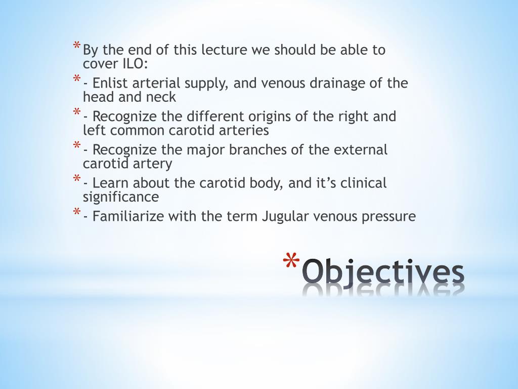 PPT - Arterial Supply of head and Neck PowerPoint Presentation, free ...