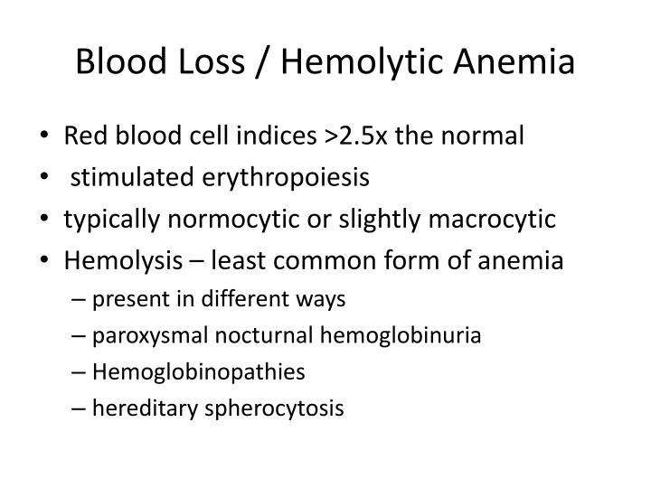 PPT - Anemia PowerPoint Presentation - ID:1934338